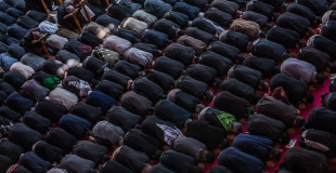 Modlitwa z muzułmanami w Chrześcijańskiej Akademii Teologicznej