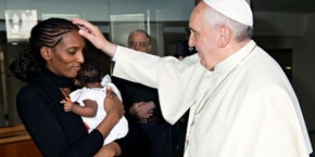 Meriam Ibrahim i papież Franciszek