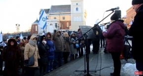 Wiec Poparcia dla Izraela w Warszawie