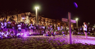 ewangelizacja na plaży na Majorce