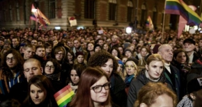 demonstracja w obronie lesbijek w Wiedniu