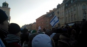 Wiec Poparcia dla Izraela w Warszawie