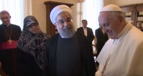 Hassan Rouhani i papież Franciszek