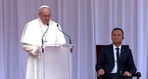 papież Franciszek i prezydent Andrzej Duda