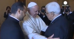 papież Franciszek i Mahmud Abbas