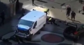 furgonetka użyta do ataku w Barcelonie