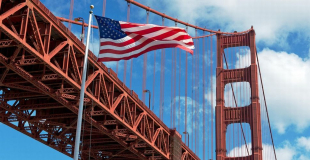 most Golden Gate w USA