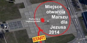 Poznaj trasę Marszu dla Jezusa 2014 w Warszawie