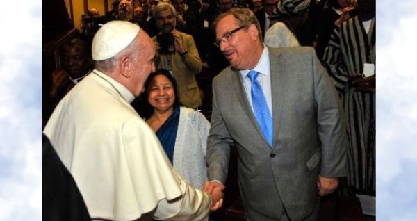 papież Franciszek i Rick Warren