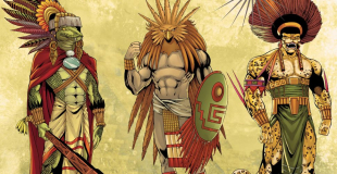 bóstwa Azteków: Huitzilopochtli, Quetzalcóatl, Tezcatlipoca