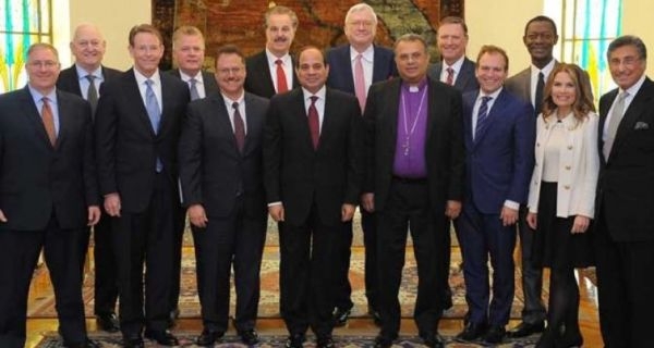 ewangeliczni liderzy z prezydentem Egiptu