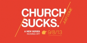 &quot;kościół jest do bani&quot; - reklama The One Love Church