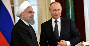 prezydenci Iranu i Rosji: Hassan Rouhani i Władimir Putin