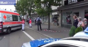 aresztowanie napastnika w Reutlingen