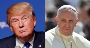 Donald Trump i papież Franciszek