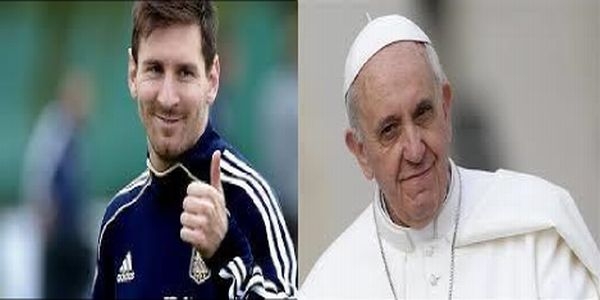 Leo Messi i papież Franciszek